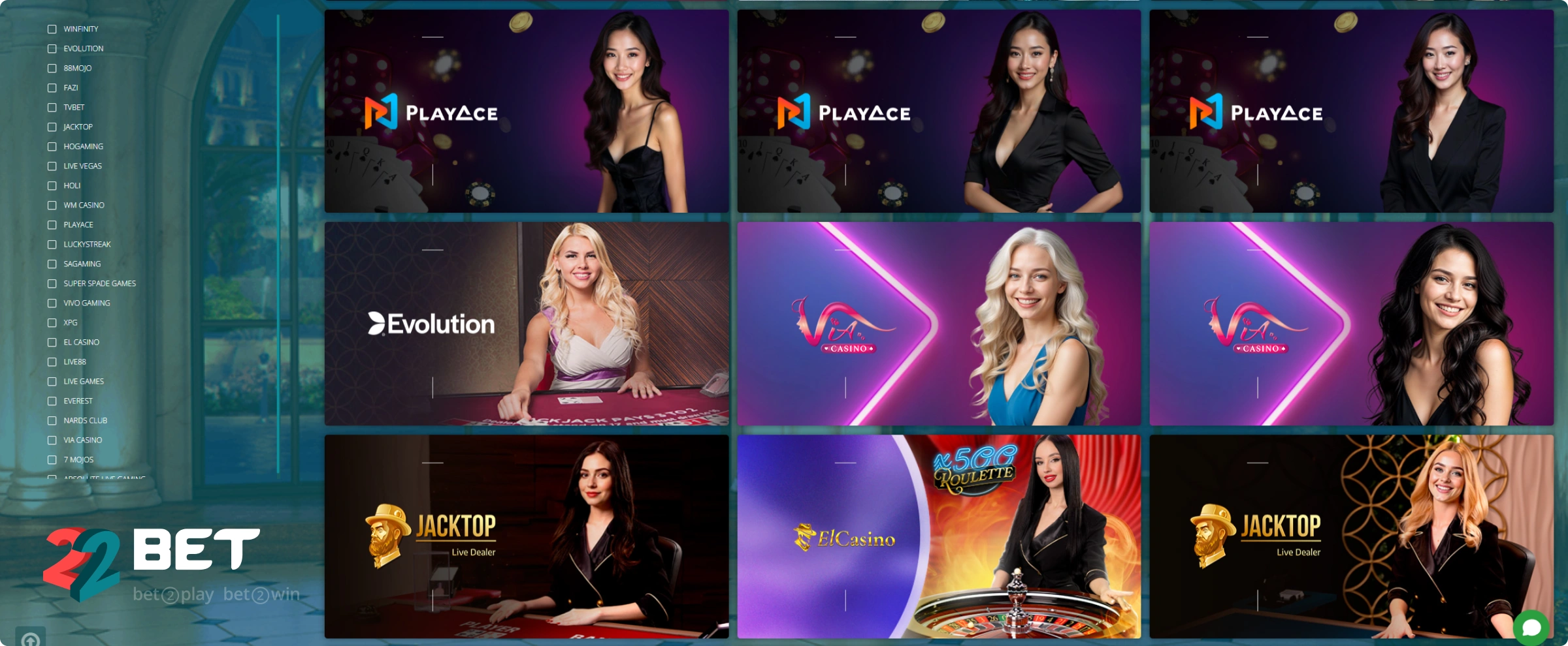 22Bet Live Casino 22Bet Live Casino