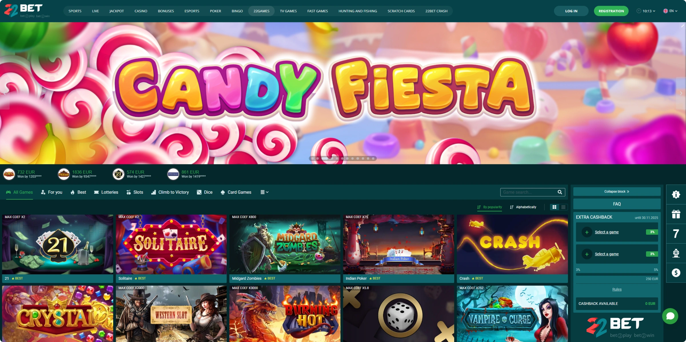22Bet Casino Slots 22Bet Casino Slots